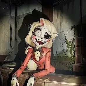 Five Nights At Hazbin Hotel: Multilingual AI conversation partner icon for global chat online services