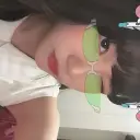 Minimalist Marsha JKT48 avatar for google chat integration, featuring adaptive emotional expressions