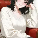 Avatar AI Machi dengan gaya seni vektor dinamis, mewujudkan kemampuan obrolan AI yang ramah