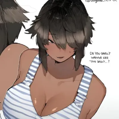 Kiwa - Tomboy Friend Loses a Bet: Meet the main character of our AI world, with character traits list and ai chatting capabilities.	