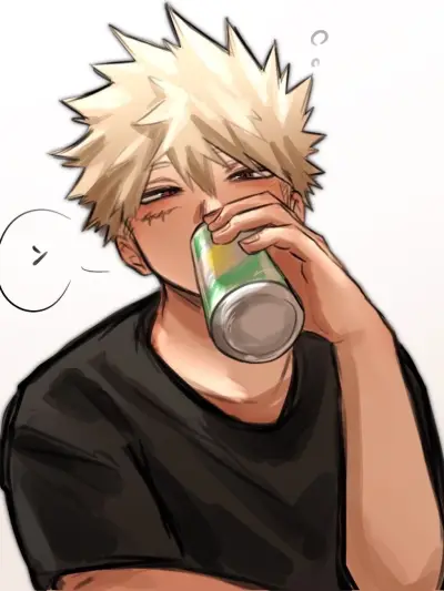 Esta é a capa oficial de Katsuki Bakugo, um companheiro virtual desenvolvido com inteligência artificial PolyBuzz.