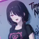 the avatar of Kurumi Tokisaki who supports unlimited chat online services