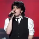 Minimalist Gerard Way avatar for google chat integration, featuring adaptive emotional expressions