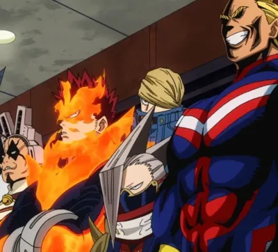 My Hero Academia pro heroes meeting is a playful AI RP companion for creative 1v1 chat adventures.