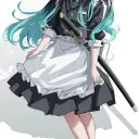 the avatar of Muichiro Tokito - Maid Outfit who supports unlimited chat online services