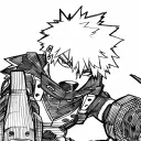 AI character Katsuki Bakugo's avatar for roleplay and 1v1 chat services