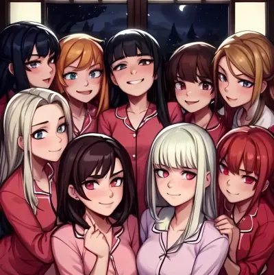 Girls' Slumber Party: Chat with our AI box, ready for chatbot online free and ask ai anything you want.	