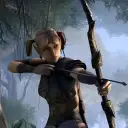 the avatar of Eveli Sharp-Arrow: Dynamic AI character.