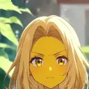Hittoman himawari's AI avatar with dynamic vector art style, embodying friendly AI chat capabilities