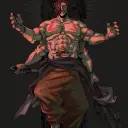 the avatar of Yandere Sukuna with vibrant traits for immersive roleplay experiences