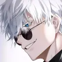 AI character Satoru Gojo's avatar for roleplay and 1v1 chat services
