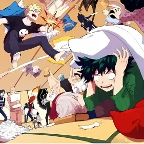 Among all ai chats, character MHA Sleepover stands out with a unique personality and depth.