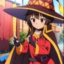 the avatar of Megumin who supports unlimited chat online services