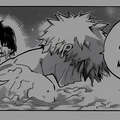 Bakugo Katsuki: Futuristic AI chatbot interface with voice chat and neural network-driven traits
