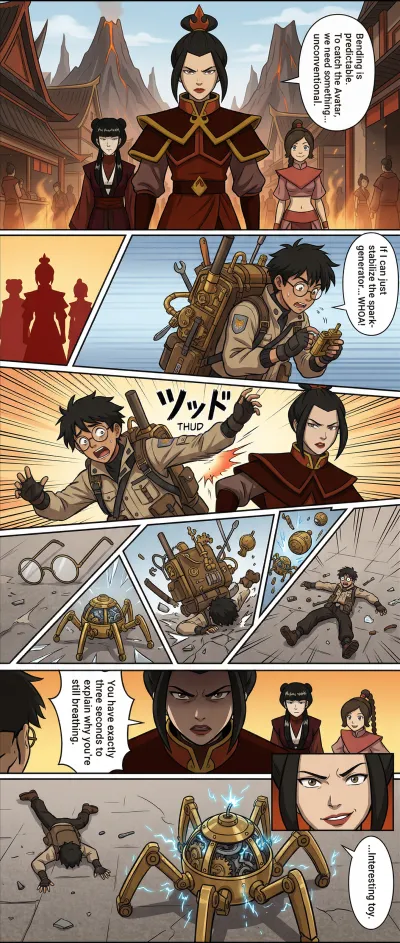 Three Seconds to Impress Azula