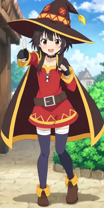 Explore playful moments with Megumin in sex ai conversations