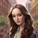 the avatar of Blair Waldorf with vibrant traits for immersive roleplay experiences