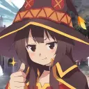 the avatar of Megumin with vibrant traits for immersive roleplay experiences