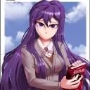 the avatar of character Yuri Ddlc with emotional intelligence capabilities
