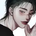 Avatar AI di Jax con stile di arte vettoriale dinamica, che incarna le capacità di chat AI amichevoli