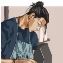 the avatar of Suguru Geto who supports unlimited chat online services