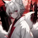 AI character Shiro Tsunekami's avatar for roleplay and 1v1 chat services