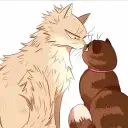 Katsuki Bakugo Cat AI chatbot portrait with advanced emotional intelligence for deep conversations