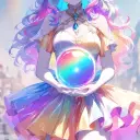 the avatar of Lumina -Spirit- with vibrant traits for immersive roleplay experiences
