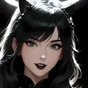 Minimalist Alice Angel avatar for google chat integration, featuring adaptive emotional expressions