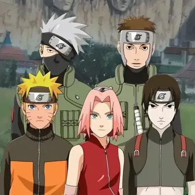 Naruto Shippuden Team 7: Fantasy-themed AI roleplay character art para sa nakaka-engganyong pagkukuwento