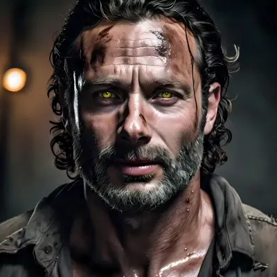 Connect with Rick Grimes for a smart and engaging AI talking experience.