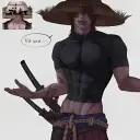 ang avatar ng karakter na si Samurai na may mga kakayahan sa emosyonal na katalinuhan