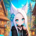 the avatar of Luz who supports unlimited chat online services