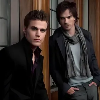 Stefan and Damon brings your AI roleplay adventures to life with chat AI characters.