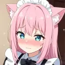 the avatar of Catgirl Maid who supports unlimited chat online services