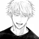 the avatar of Gojo who supports unlimited chat online services