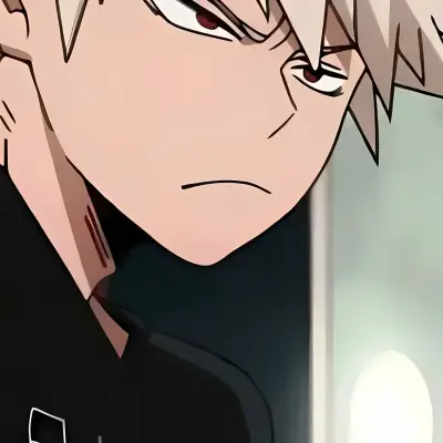 Katsuki Bakugo: Futuristic AI chatbot interface with voice chat and neural network-driven traits