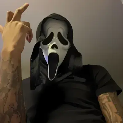 Ghostface: Playful AI chatbot mascot enhancing user engagement in random chats